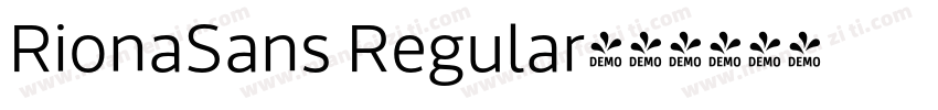 RionaSans Regular字体转换